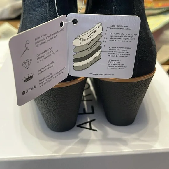 NEW Aeroles Brandi Navy Boot 7.5 - Picture 6 of 6